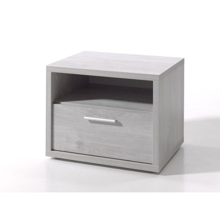 Chambre enfant robuste MATHEO, lit 90x200, armoire, bureau, bibliothéque et chevet