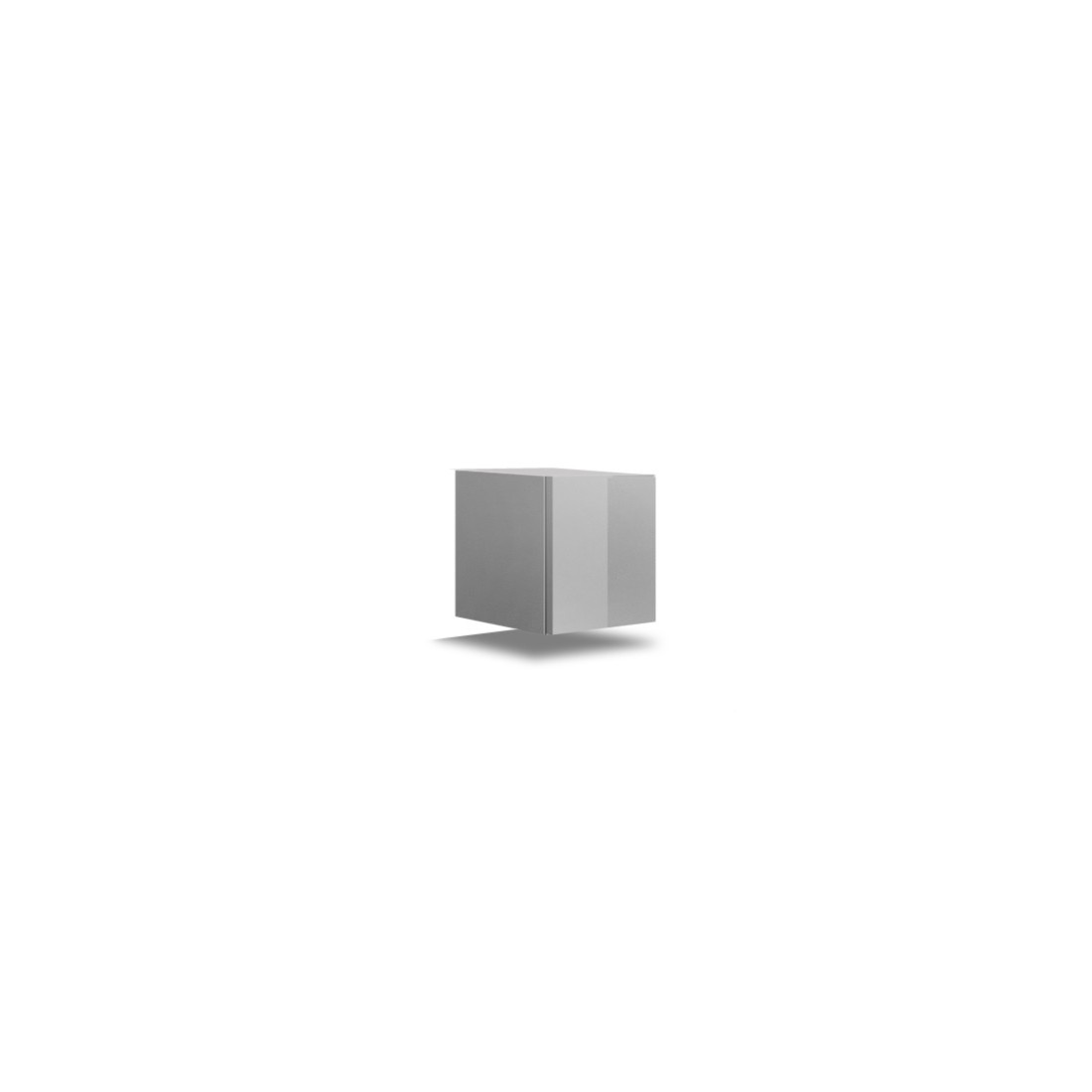 Meuble de salon blanc collection CEPTO, 1 porte. Idéal pour un petit rangement dans le salon