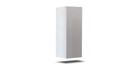 Meuble de salon blanc collection CEPTO 37x91cm, 1 porte, 1 étagère.