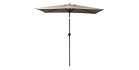 Parasol inclinable taupe 135x210cm