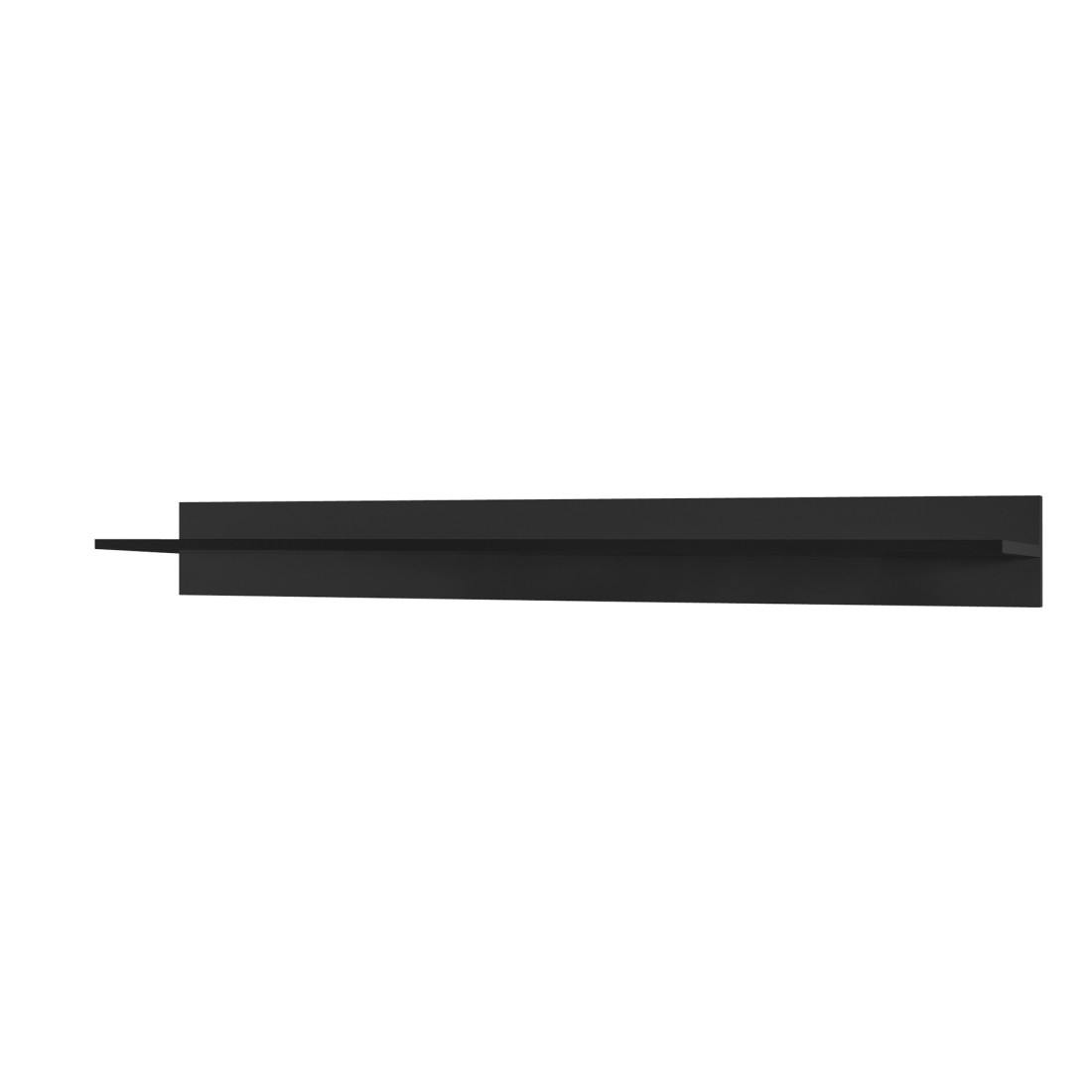 Etagère murale L100xH15, collection CEPTO, coloris noir