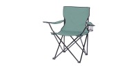 Fauteuil de jardin pliable en tissu vert 82x50x60cm