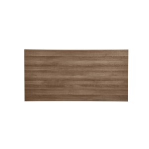 Table à manger EDWAR longueur 160cm en décor chêne vieilli, idéal pour une salle à manger conviviale
