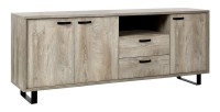 Ensemble de meubles pour salle à manger coloris chêne clair collection NEWTON.