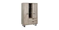 Ensemble de meubles pour salle à manger coloris chêne clair collection NEWTON.