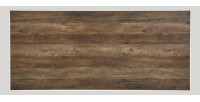 Table à manger haute EDWAR longueur 180cm en décor mango, idéal pour une salle à manger conviviale