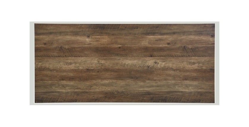Table à manger haute EDWAR longueur 180cm en décor mango, idéal pour une salle à manger conviviale