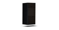 Ensemble de meubles de salon noir, suspendus collection CEPTO XXVII. 240cm, 8 meubles, leds, modulables.