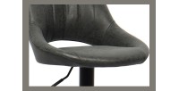 Tabouret de bar style vintage coloris noir. Collection BELLA