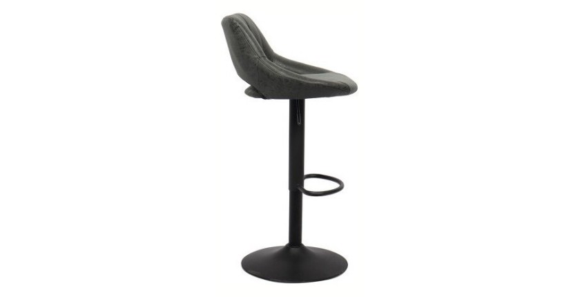 Tabouret de bar style vintage coloris noir. Collection BELLA