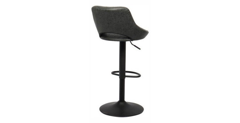 Tabouret de bar style vintage coloris noir. Collection BELLA