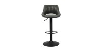 Tabouret de bar style vintage coloris noir. Collection BELLA