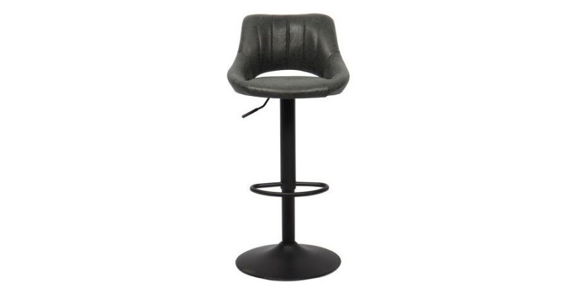 Tabouret de bar style vintage coloris noir. Collection BELLA