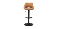 Tabouret de bar style vintage coloris noir. Collection BELLA