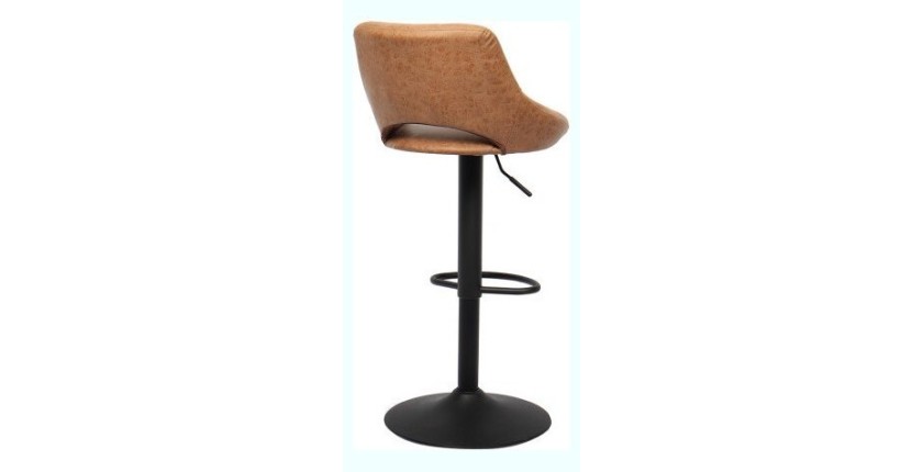 Tabouret de bar style vintage coloris noir. Collection BELLA