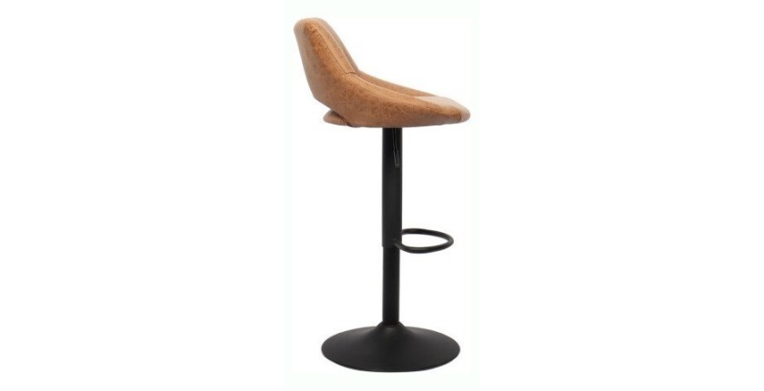 Tabouret de bar style vintage coloris noir. Collection BELLA