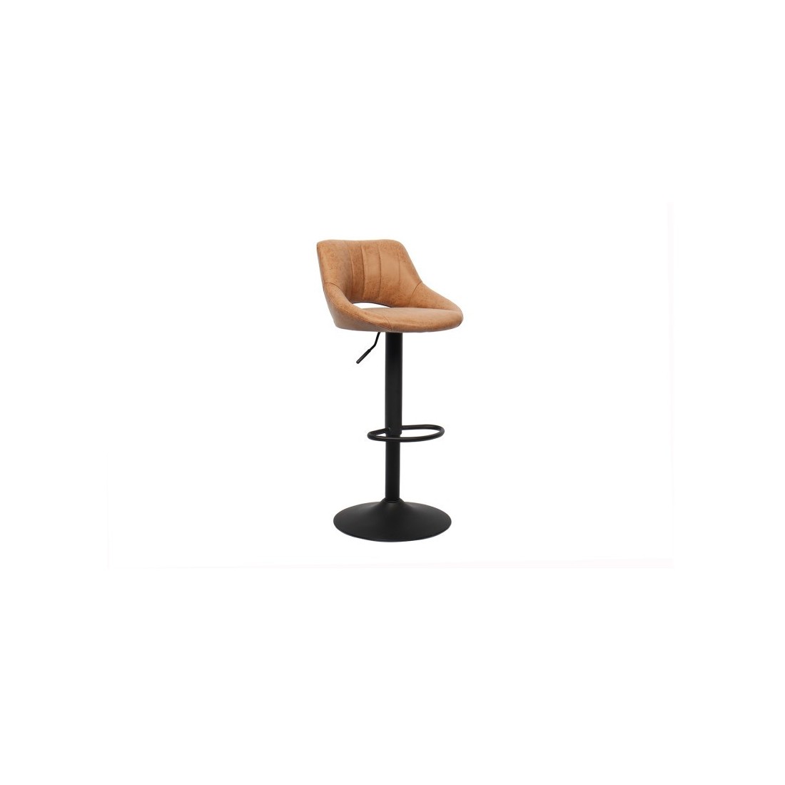 Tabouret de bar style vintage coloris noir. Collection BELLA