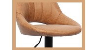 Tabouret de bar style vintage coloris noir. Collection BELLA