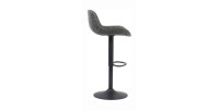 Tabouret de bar style vintage coloris gris. Collection ZENA