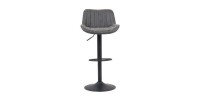 Tabouret de bar style vintage coloris gris. Collection ZENA