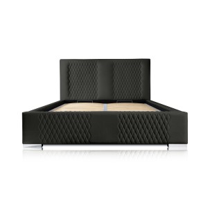 Lit coffre 160x200 coloris noir - Collection RITCHY