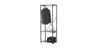 Porte manteau / dressing ouvert avec étagères - 80x30x120cm