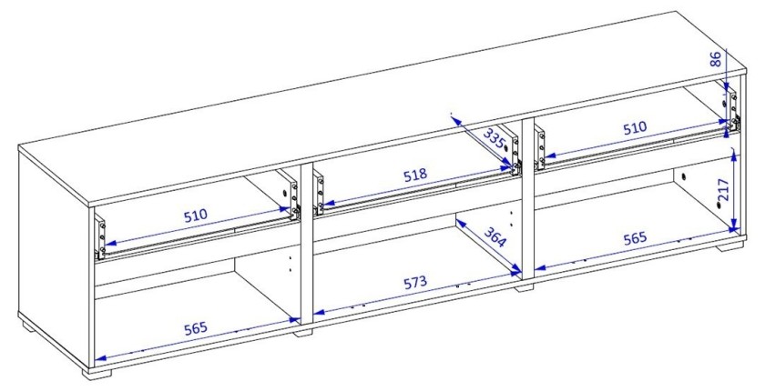 Salon complet HAVANA – Vert sauge et noir – Meuble TV, buffet et buffet haut – Style design moderne