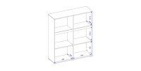 3-teiliges Designermöbel-Set in Salbeigrün für das Wohnzimmer, Kollektion HAVANA.