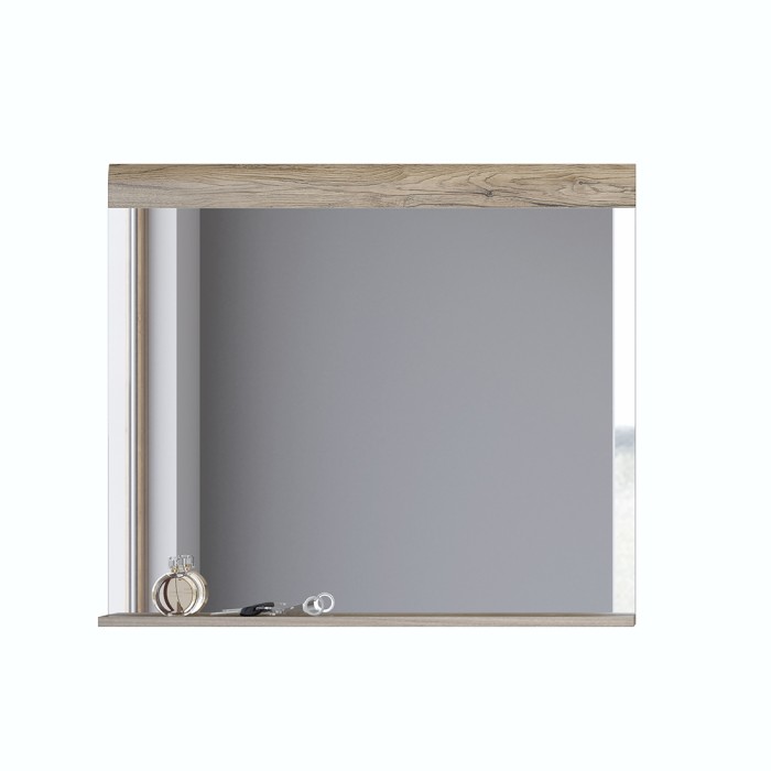 Set design di 5 mobili da ingresso collezione OHIO colori bianco e rovere.