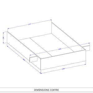Komplettes Industrie-Schlafzimmer-Set MILOS: Kleiderschrank, Stauraumbett 160x200, Kommode, Nachttische, rohe Eiche/schwarz