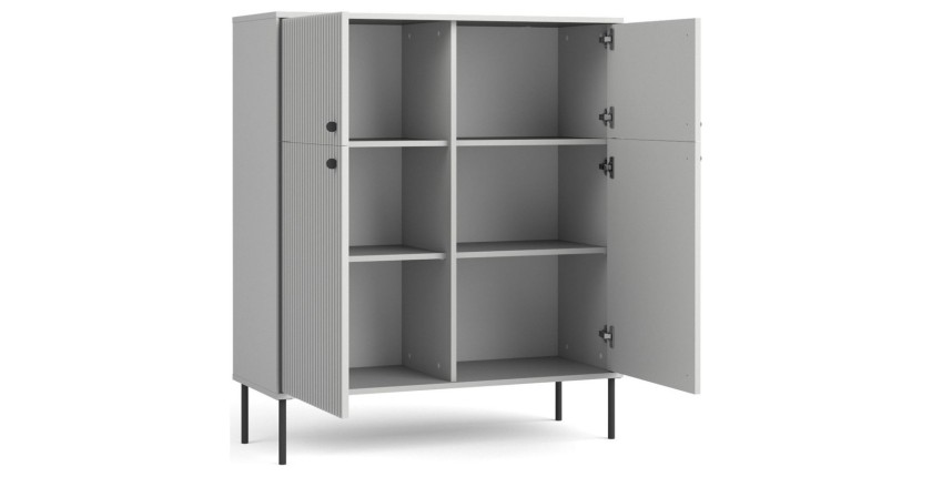 Bar, Buffetkast, Boekenkast met 4 deuren - Eetkamer - Collectie ISIS