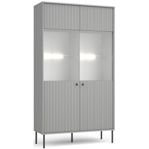 Salle à manger complète ISIS : Vaisselier, Buffet, Vitrine et Table Extensible.