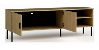 TV-Möbel mit 2 Türen - Eichenfarbe - 160 CM - Kollektion MONDO