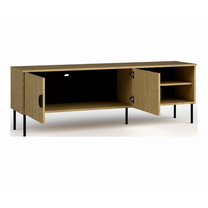 Meubel TV 2 Deuren - Eikenkleur - 160 CM - Collectie MONDO