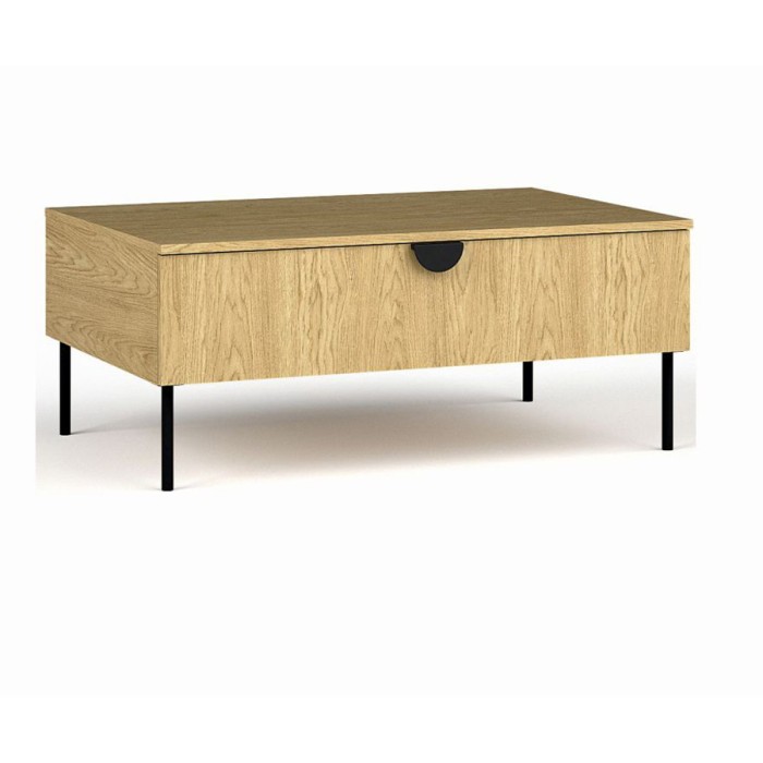 Möbelset Wohnzimmer: TV-Möbel 200 cm, Couchtisch, Sideboard, Eiche, Kollektion MONDO