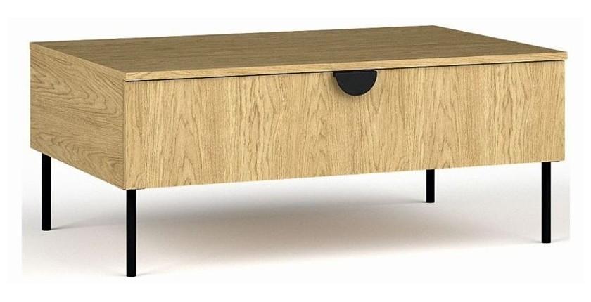 Wohnzimmermöbel-Set: TV-Möbel 200 cm, Couchtisch, Sideboard, Eiche, Kollektion MONDO