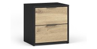 Lot de Deux Tables de Chevet MELODY - Design Moderne avec 2 Tiroirs