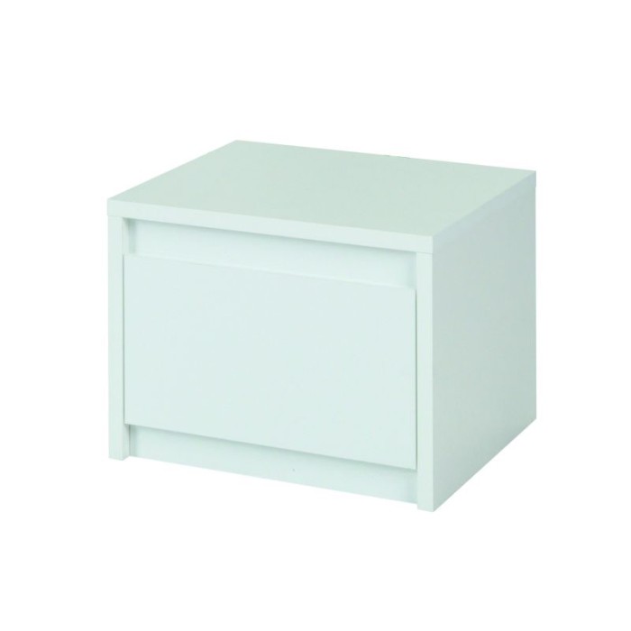 Set camera VERONA: Letto 180 cm, comò 3 cassetti, comodini, armadio 4 porte, bianco lucido