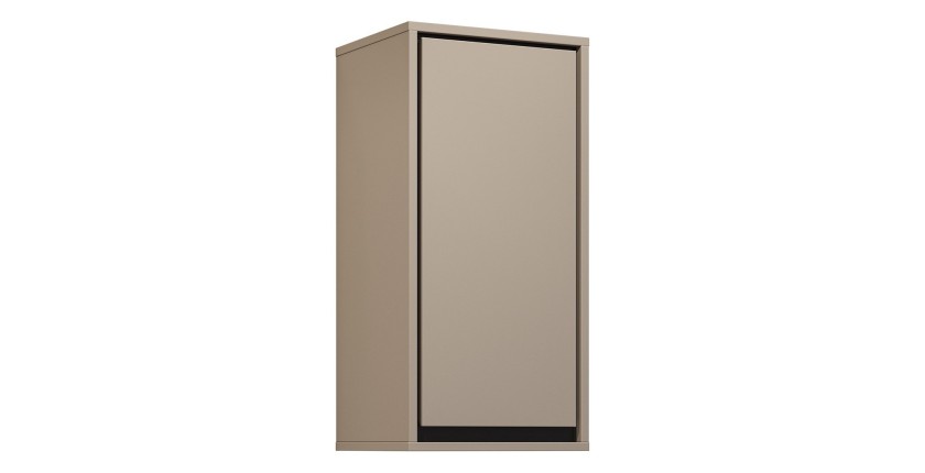 Mueble suspendido de baño colección GOBI color marrón.