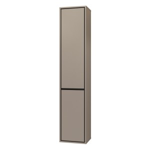 Colonna sospesa per il bagno collezione GOBI, colore marrone.