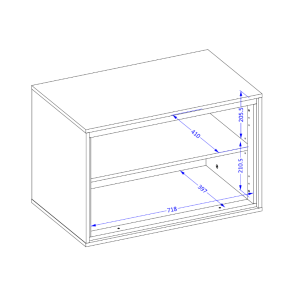 Waschtischunterschrank für das Badezimmer, 80 cm, mit 2 Türen, Kollektion GOBI, Farbe Braun.