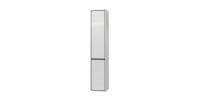 Colonna sospesa da bagno collezione GOBI colore bianco e nero.