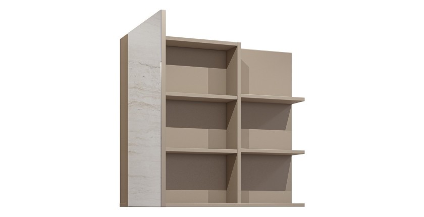 Set aus 3 Badezimmermöbeln der Kollektion GOBI in Braun.