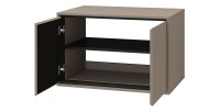 Set aus 3 Badezimmermöbeln der Kollektion GOBI in Braun.
