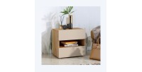 Ensemble Chambre à Coucher VOX – Lit 160x200, Armoire 150 cm, Commode, Table de Chevet + LEDs