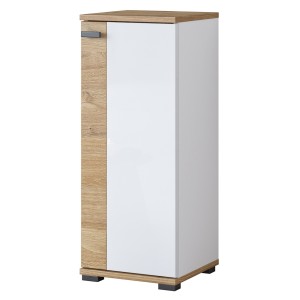 Ensemble de 5 meubles de salle de bain BALEA coloris chêne et blanc