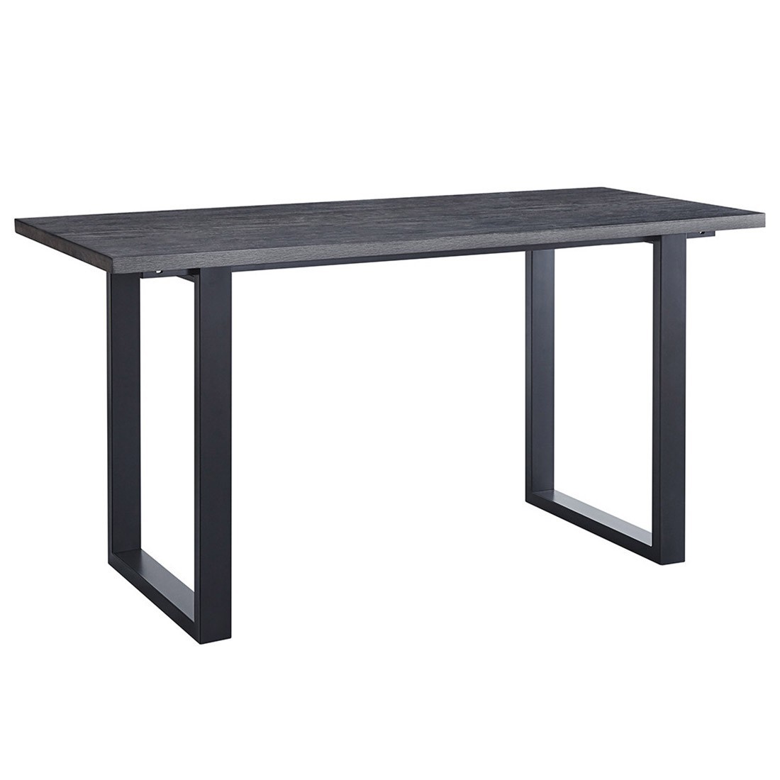 Hoge eettafel EDWAR lengte 180cm in donkerbruin decor, ideaal voor een gezellige eetkamer