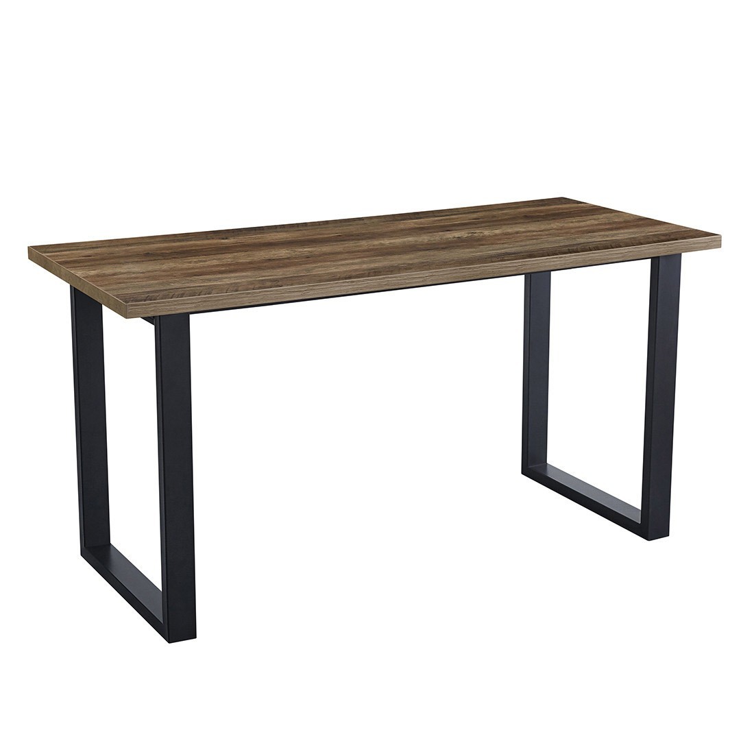 Hoge eettafel EDWAR lengte 180cm in mangodecor, ideaal voor een gezellige eetkamer.