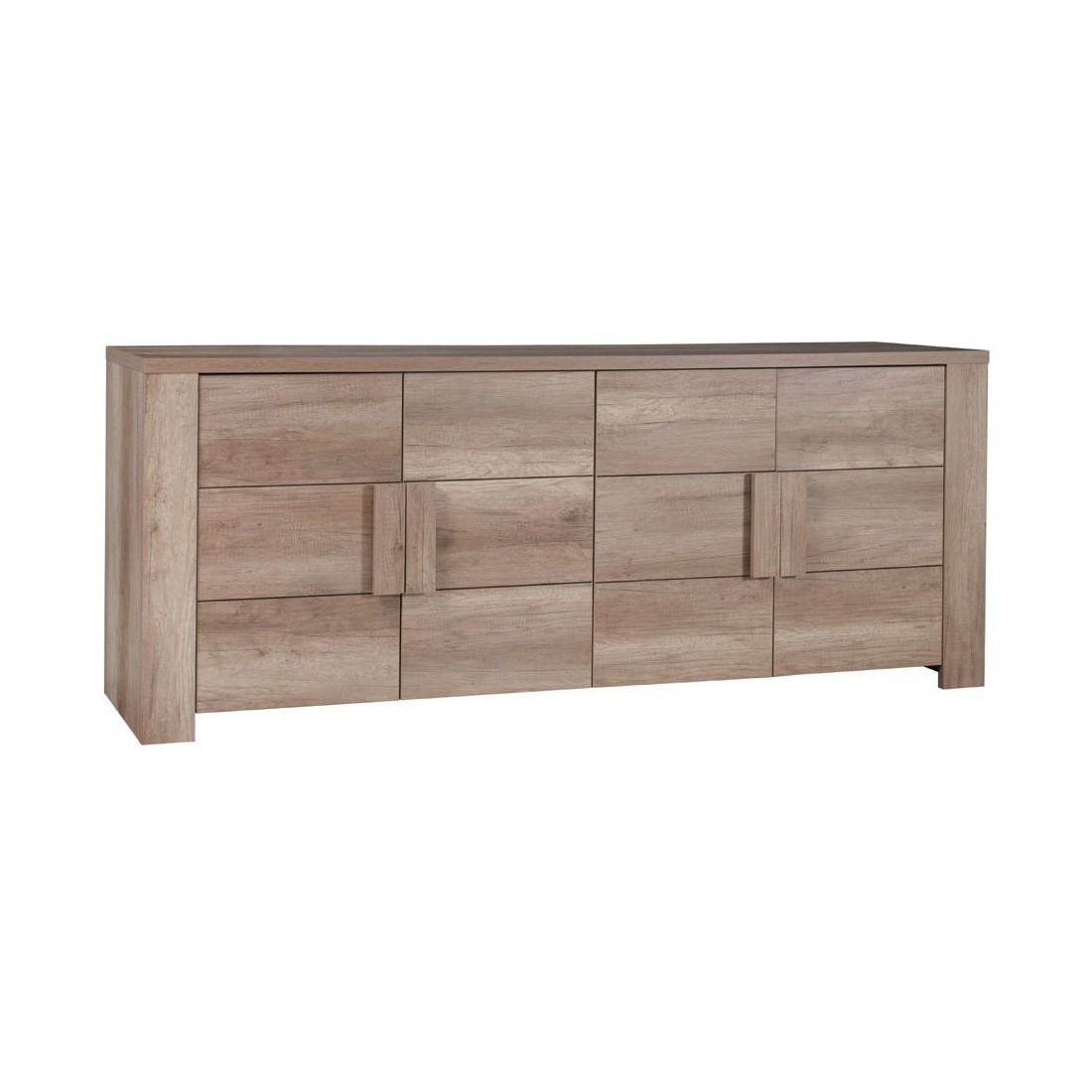 Grand buffet 4 portes - Collection FARRA - chêne Dab Canyon