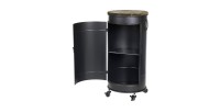 Bar mobile collezione OLD GLORY stile industriale - Diametro 40cm, Altezza 85cm